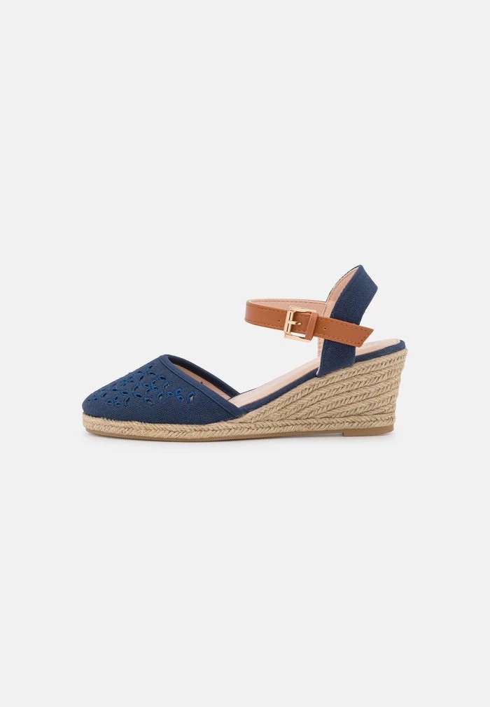 Sandale ANNA FIELD Anna Field Wedge Sandals Bleu Marine Femme | LFU-5179711